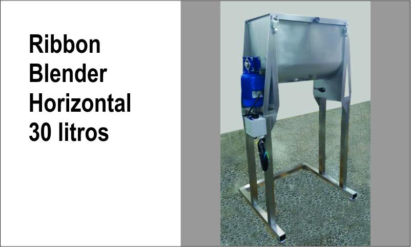 RIBBON BLENDER HORIZONTAL - 30 litros