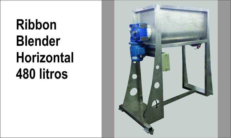 RIBBON BLENDER HORIZONTAL - 480 litros