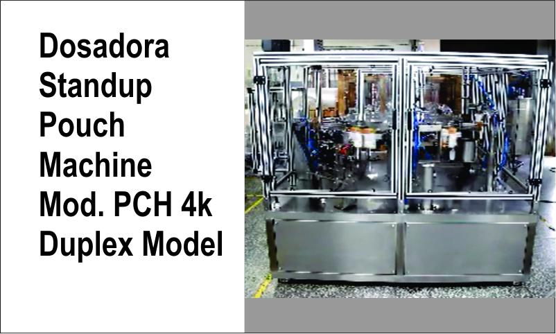 DOSADORA STANDUP POUCH MACHINE Mod. PCH 4K DUPLEX MODEL